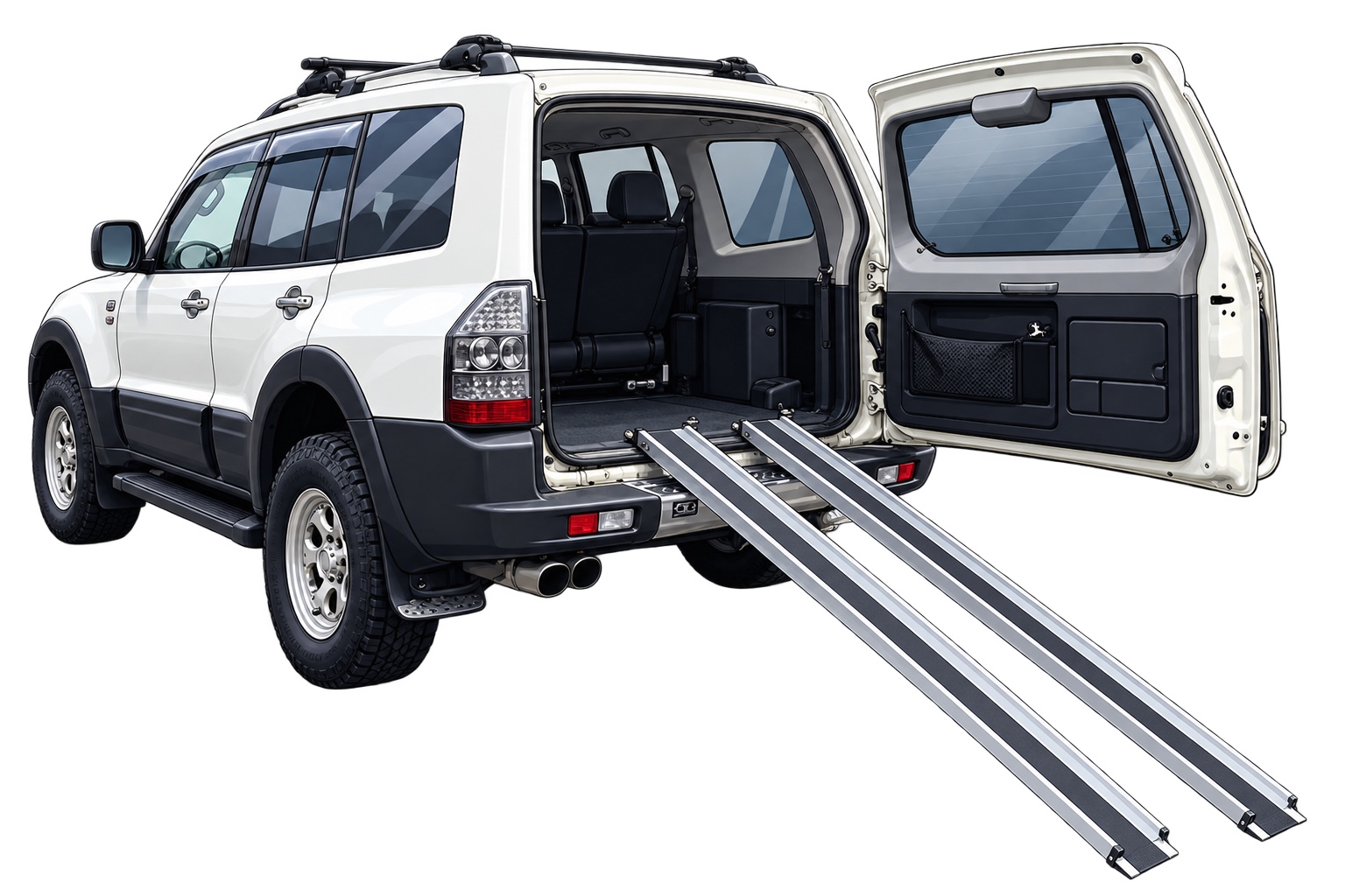 車いす用スロープを備えたSUVのイメージ